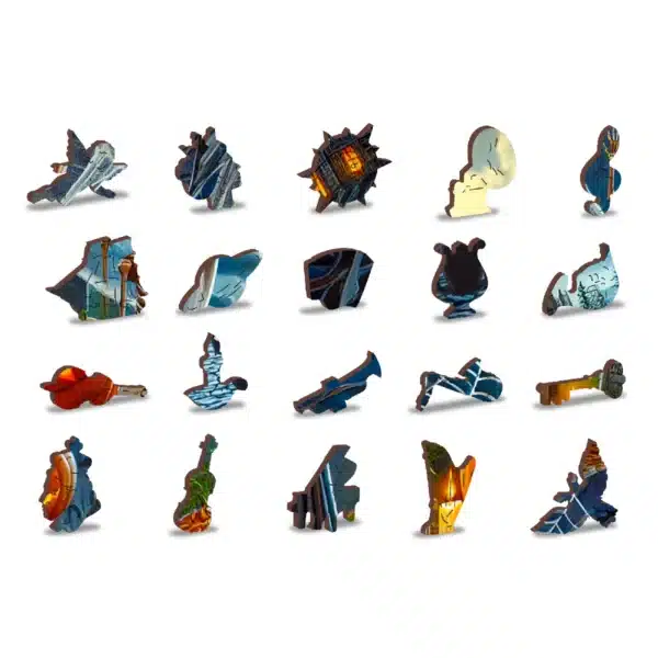 Spooky dovleci noapte Halloween copac puzzle