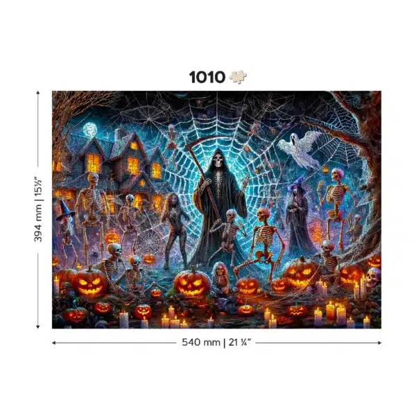 puzzle din lemn de Halloween