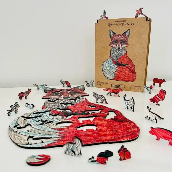 Puzzle din lemn Cunning Fox