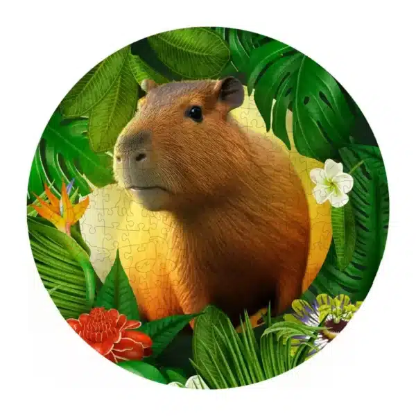 capybara capybara capybara capybara puzzle din lemn