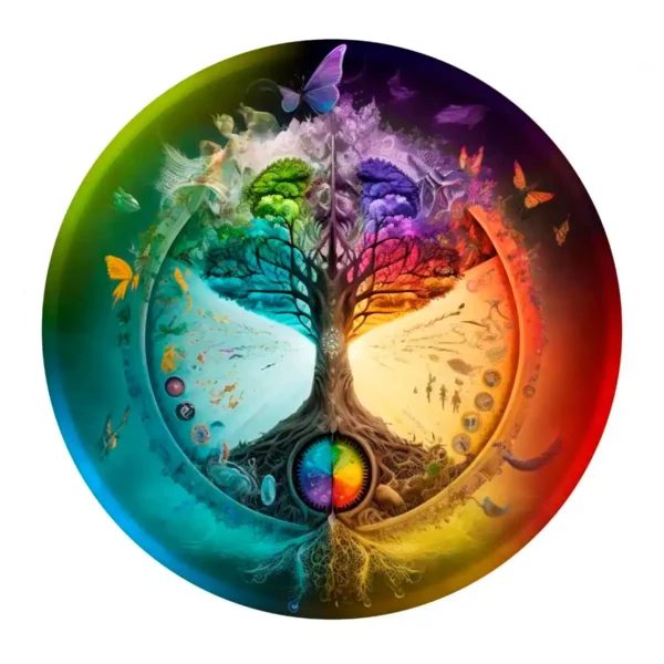 Copacul vieții Puzzle din lemn