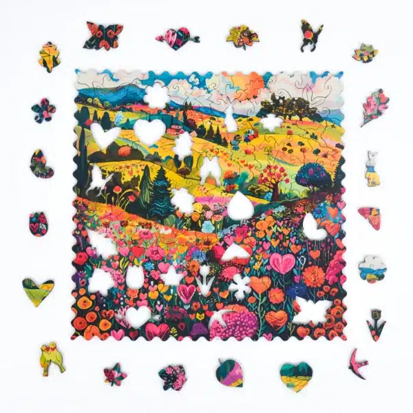 fapuzzle frumoasă pajiște