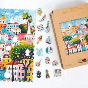 Lisabona puzzle din lemn