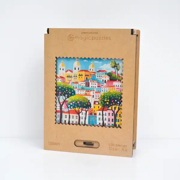 Lisabona puzzle din lemn