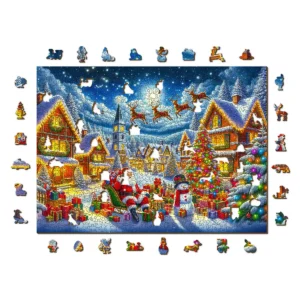 Moș Crăciun Merry Journey Christmas Tree Puzzle