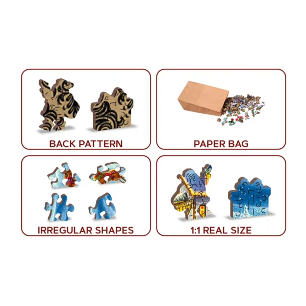 Moș Crăciun Merry Journey Christmas Tree Puzzle