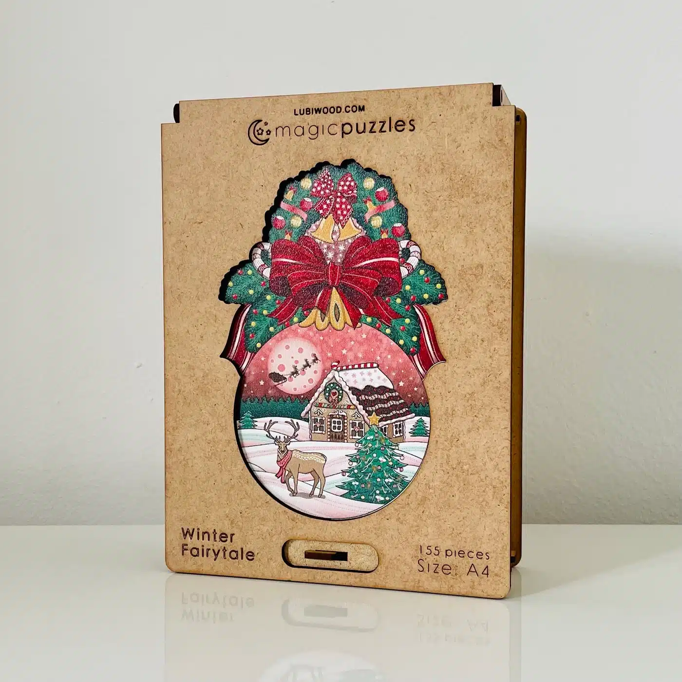 basm de iarnă puzzle din lemn