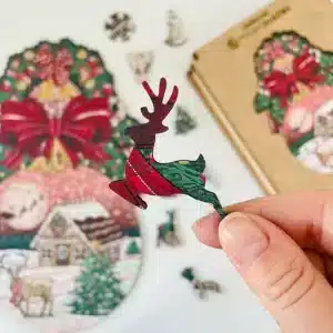 basm de iarnă puzzle din lemn