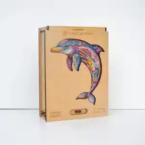 Delfin adriatic puzzle din lemn 147 piese