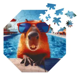 capybara, înotpybara fa puzzle