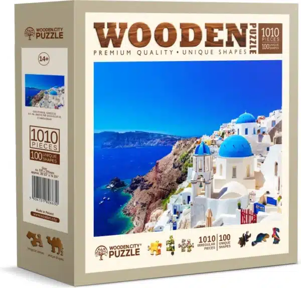 Santorini puzzle din lemn