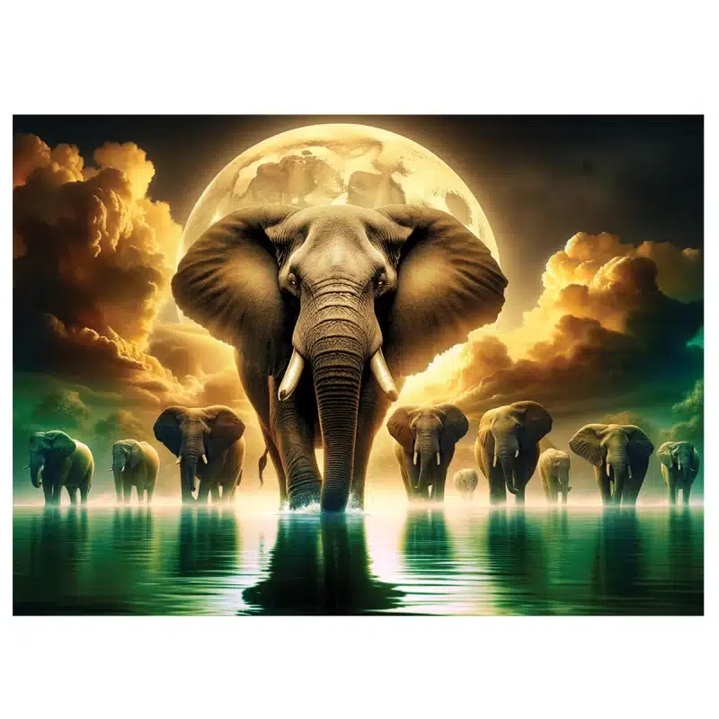 Elephant Dreams puzzle din lemn 2000 piese