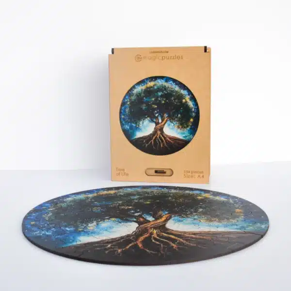 eletfa puzzle din lemn