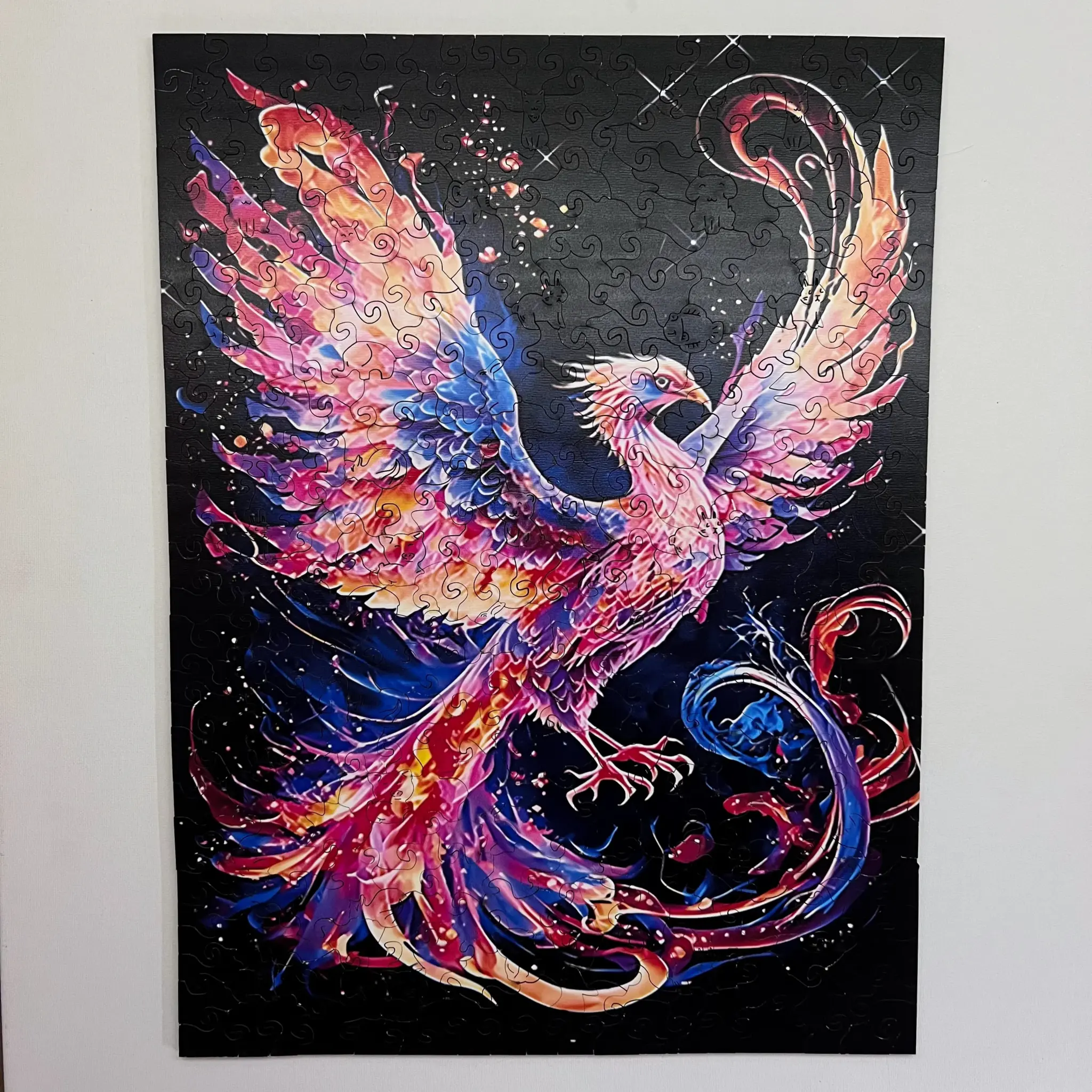 phoenix puzzle din lemn