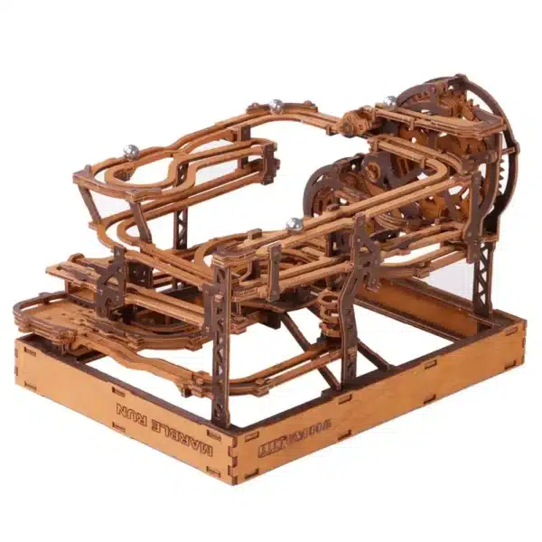 pistă cu bile 3d puzzle din lemn