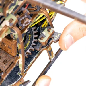 elicopter puzzle din lemn