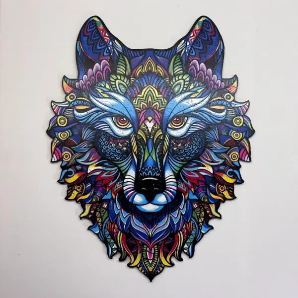 misztikus farkas fa puzzle