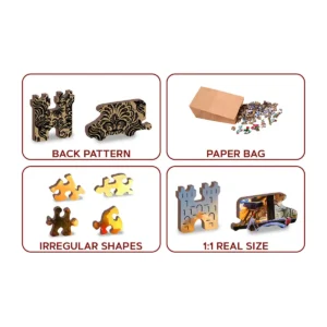 biciklik amszterdamban fa puzzle