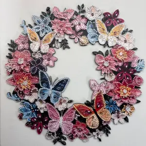 pillangók koszorúja fa puzzle