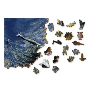 fantezie muzicală puzzle din lemn