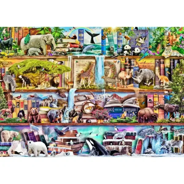 Incredibilul puzzle din lemn cu regatul animalelor