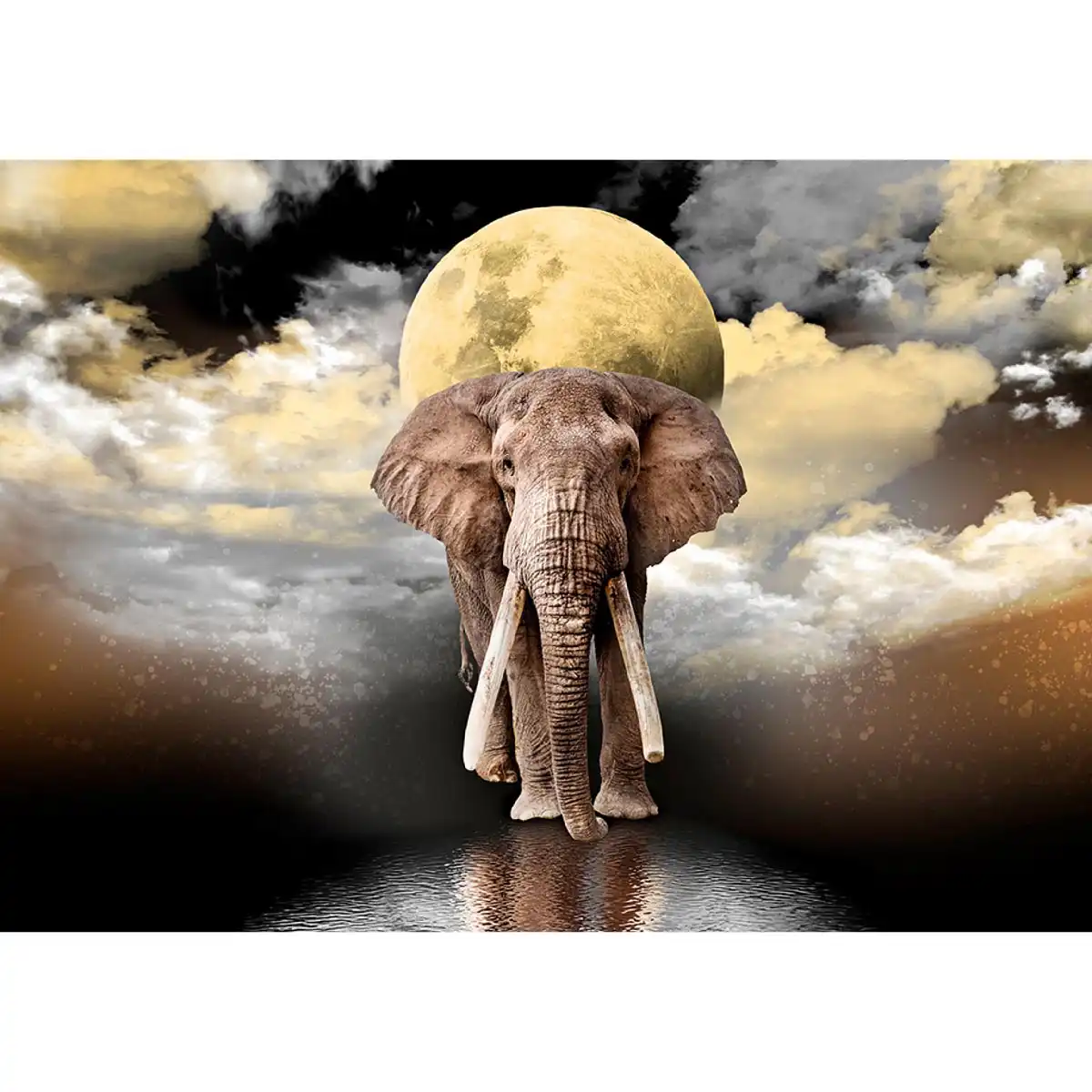 Elephant Dreams Puzzle din lemn
