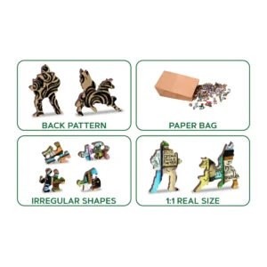 raft din lemn puzzle