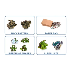 egzotikus sziget fa puzzle