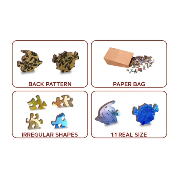 trópusi halak fa puzzle