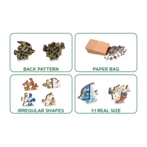 vitorlás hajók fa puzzle