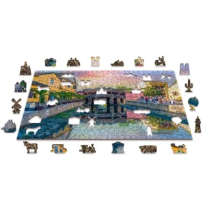 Pod japonez Puzzle din lemn