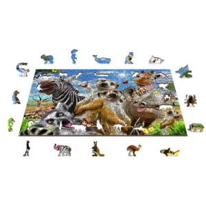 Bine ați venit la Africa Wooden Puzzle